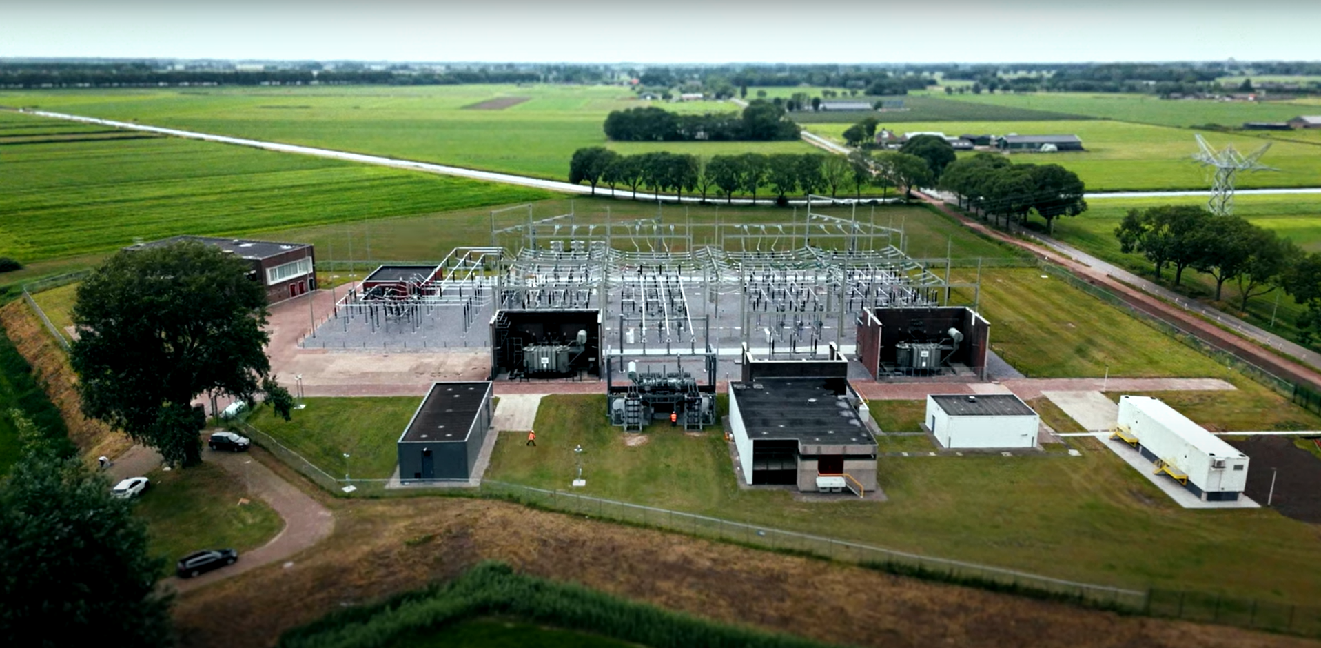 Stroomnet park in beeld