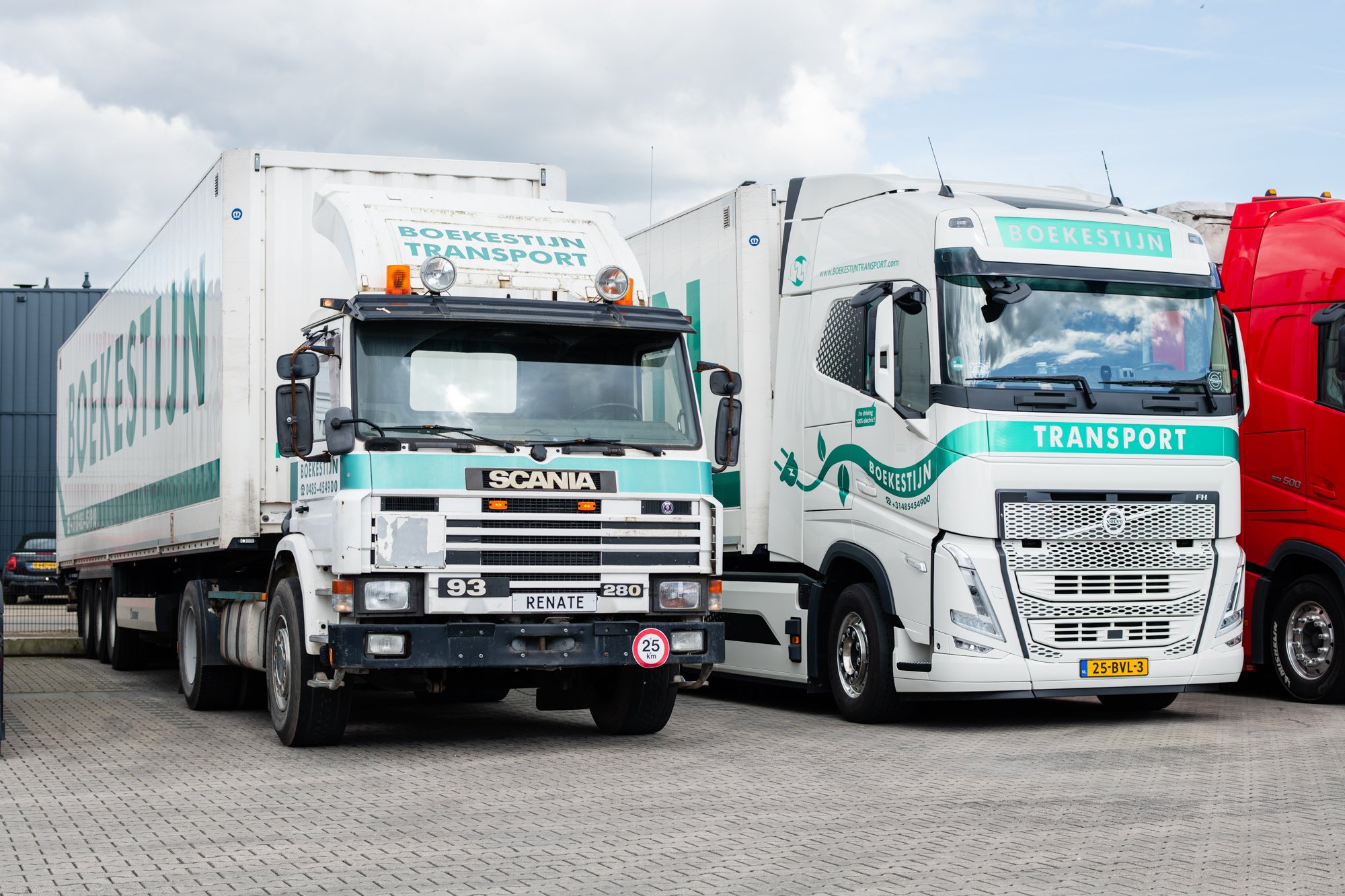 Vrachtwagens van Boekestijn Transport