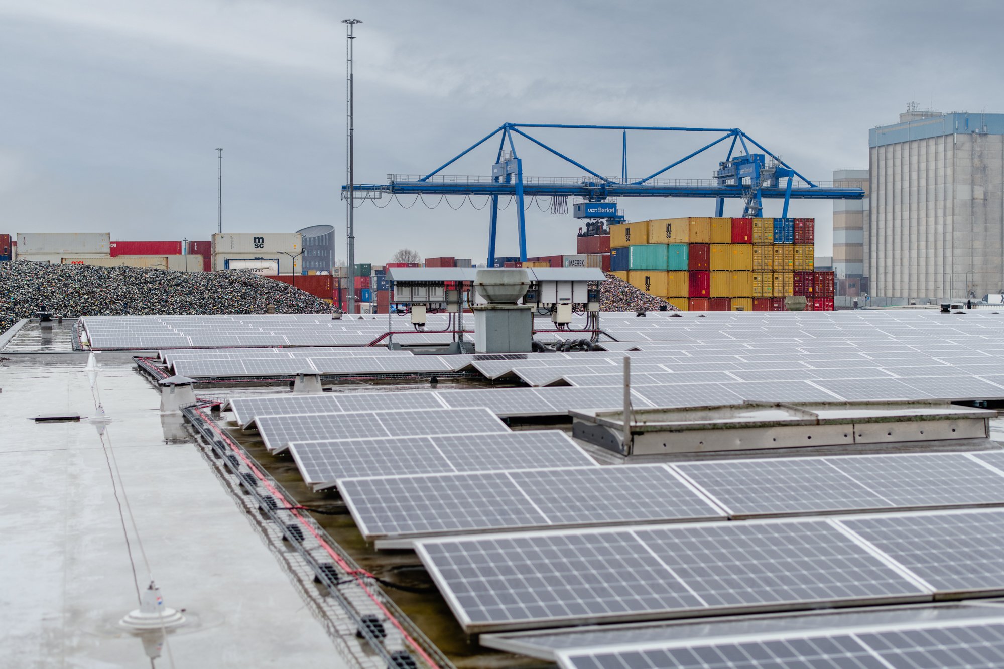 Zonnepanelen bij de Van Berkel Groep
