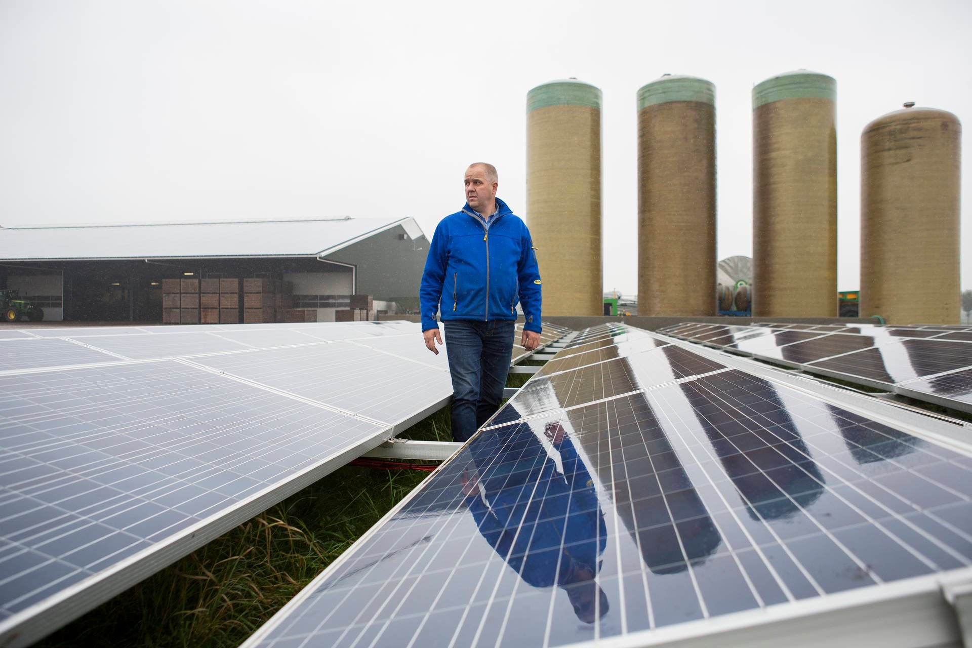 Boerderij zonnepanelen